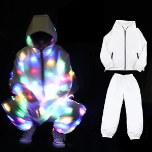 LED -LED -Rave -Jacke für Erwachsene und Kinder, Tanzperformance mit Kostümkleid, Flash -LED -Leuchten, wasserdichte Kleidung, cool 10 Hauptverkäufe LED -Kleid - №5