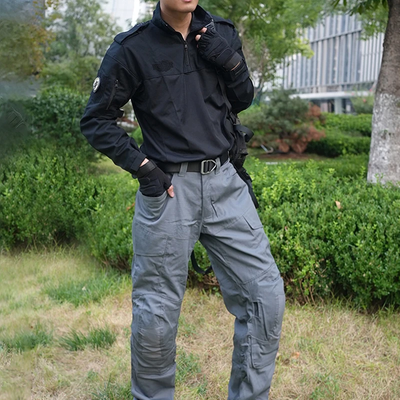 Outdoor Men Working Pants Hiking Trousers Sport Trousers Camouflage Trekking Hunting Clothes Outdoor Training Suit Combat Pants