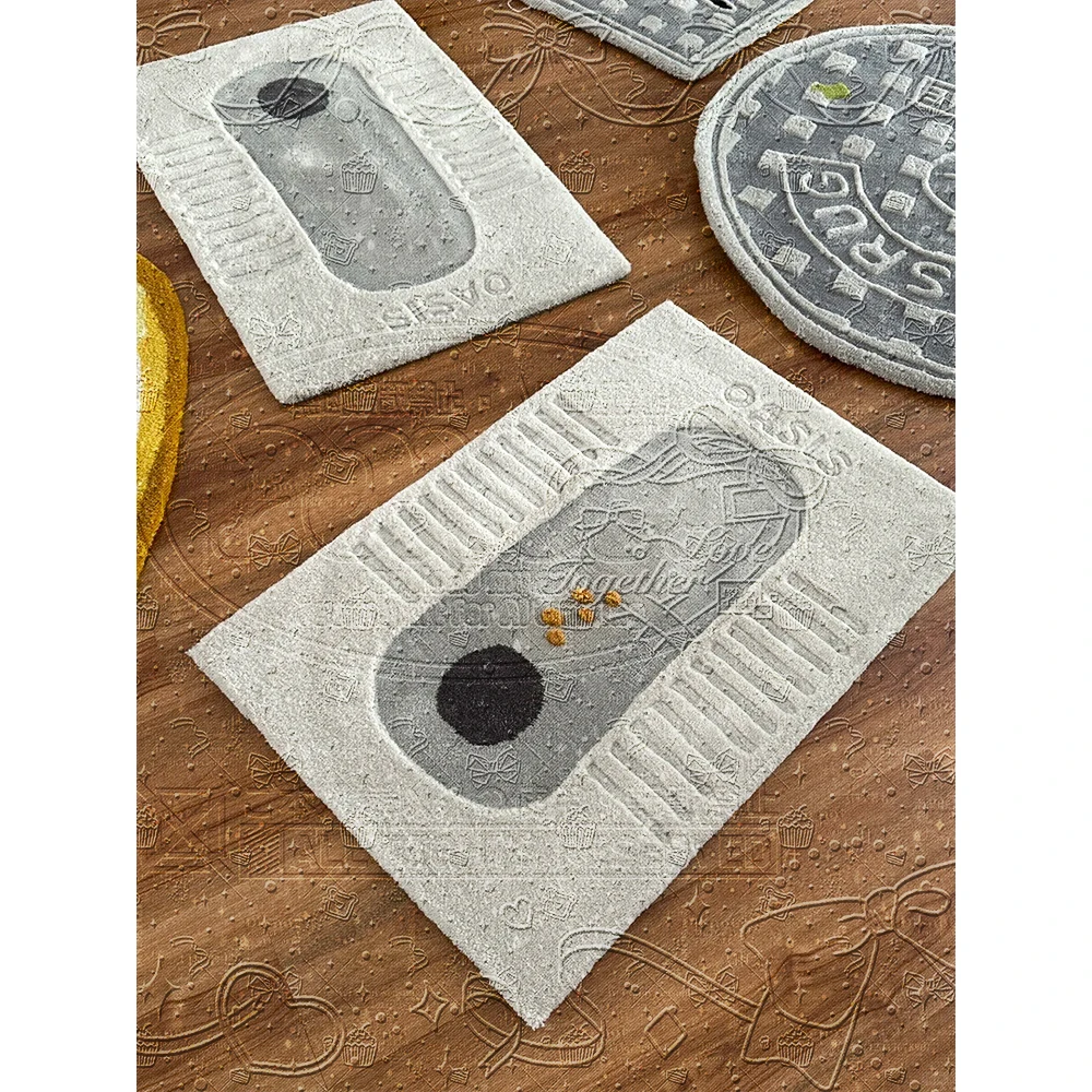 Oasis Style Floor Mat, 40x60cm 50x80cm Non-Slip Bathroom Living Room Door Mat
