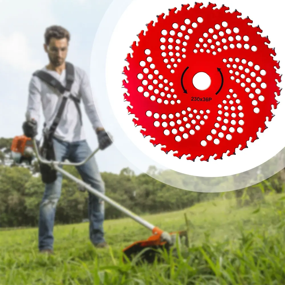 Rasenwerkzeug 9" 36 Zähne Manganstahl Freischneider Trimmerklingen für Weedeater Sägeblätter, Weed Eater Klingen für Garten – Detail 1