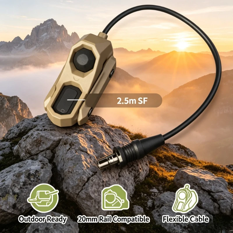 20mm Rail Compatible Dual‑Triple Control Switch 2.5mm SF Plug For Hobby Light System