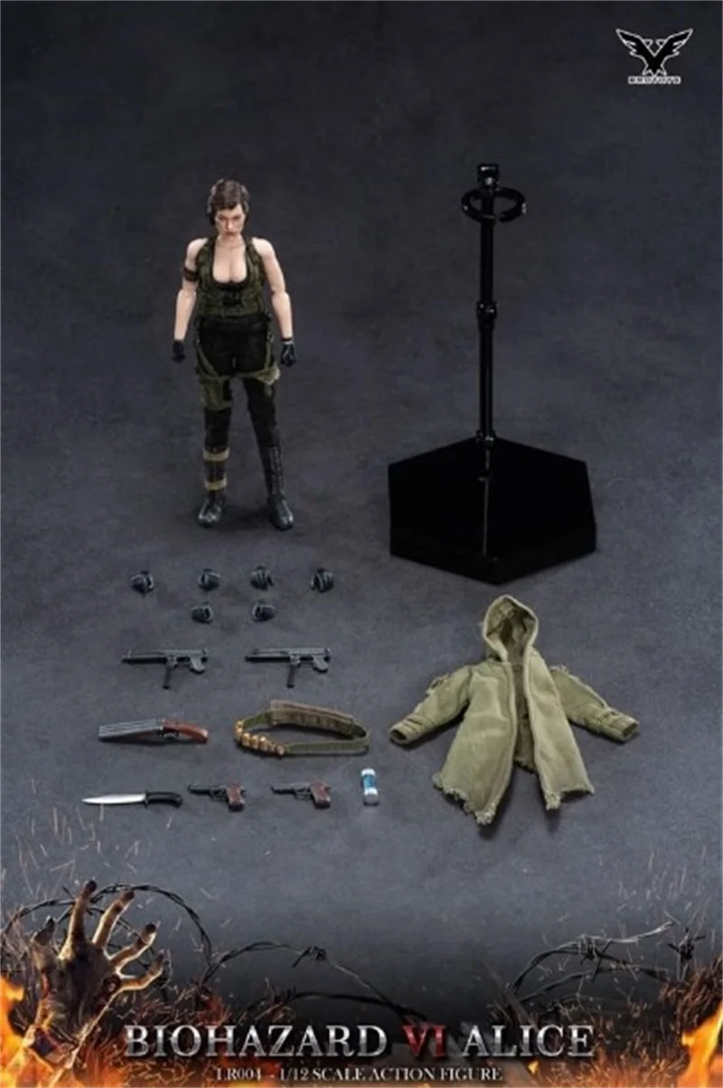 BROTOYS LR003 LR004 1/12 Female Soldier Alice High Quality Model