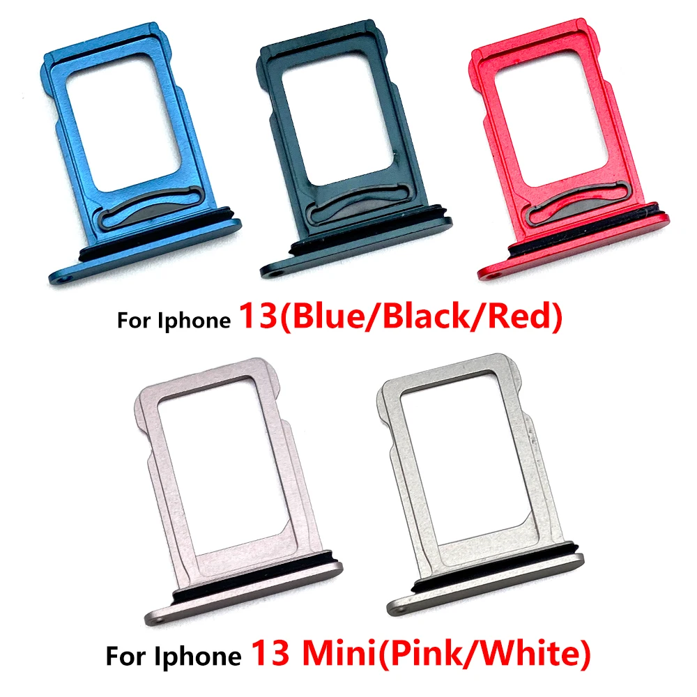 SIM Card Slot SD Card Tray Holder Adapter For Iphone 13 Iphone 13 Mini Phone SD Holder Card Tray With Tools