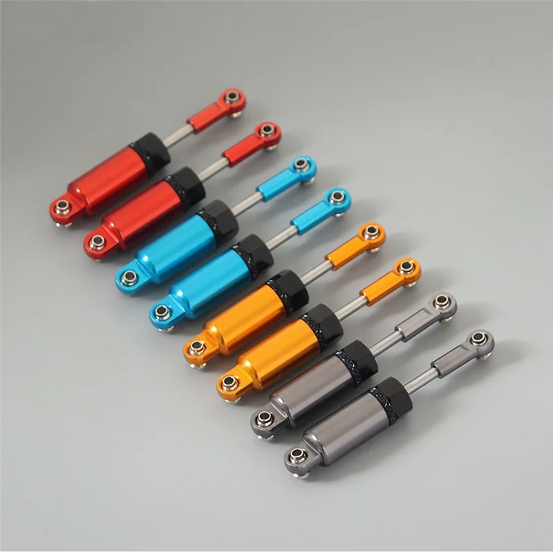 Amortecedor de metal A45F-4Pcs para wpl c14 c24 mn d90 d99 d99s mn90 mn98 mn99s rc carro atualização peças acessórios