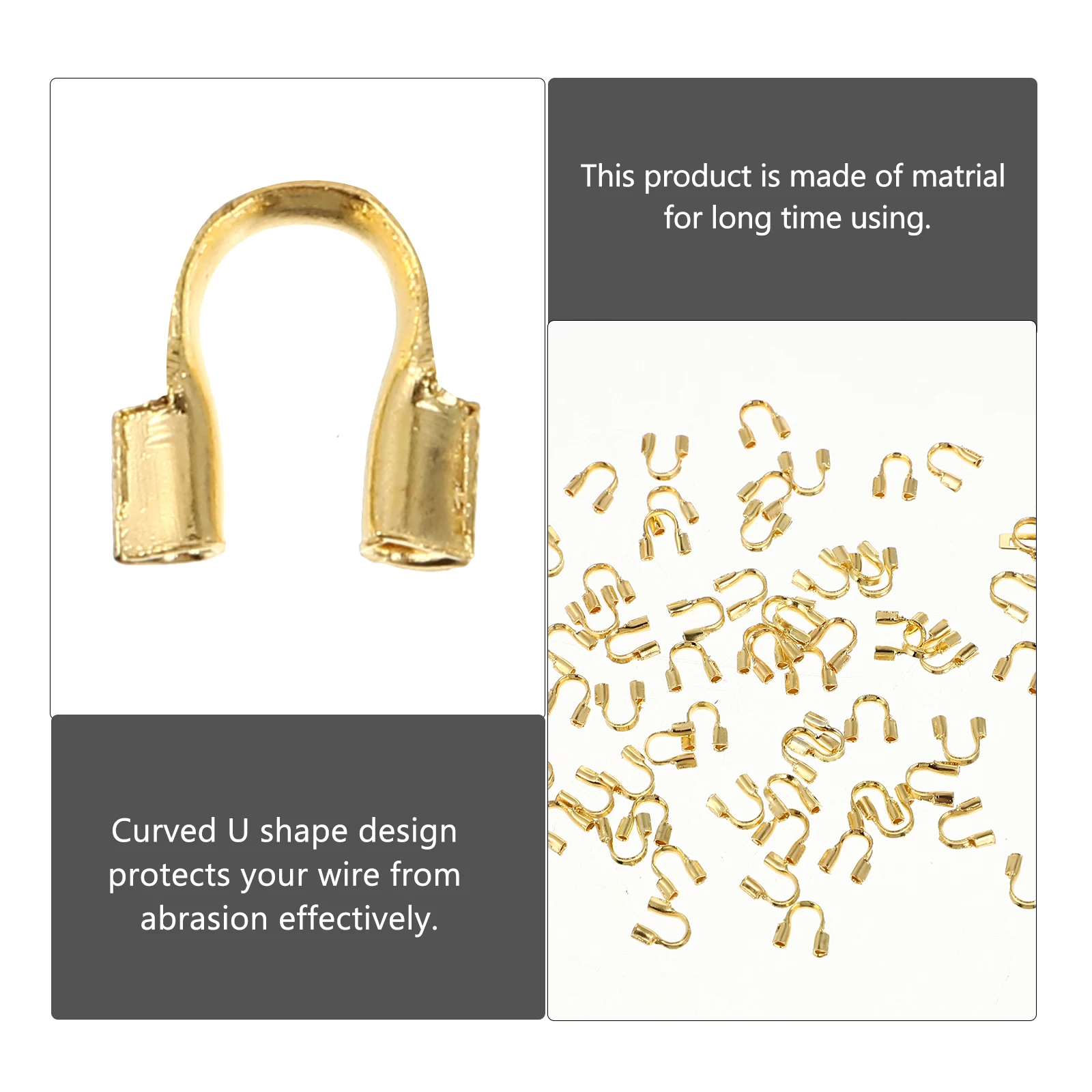

Findings for Jewelry Making Wire Brass Protector Bracelet Chains Golden U Shape Pendant Accessories