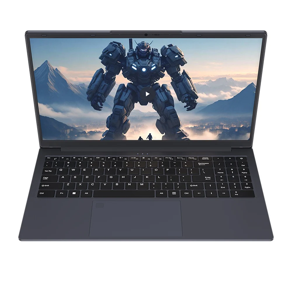 Laptop para jogos de 16 polegadas AMD Ryzen ™   5 7430U Tela IPS 2 * DDR4 MAX 32GB 2 * SSD 2 TB Windows11 Notebook de escritório com impressão digital WI-FI 5