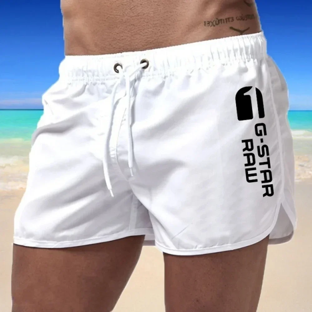 Pantaloni da spiaggia di lusso da uomo nuovi estivi abbigliamento quick dry gym jogging pantaloncini sexy vacation costume da bagno casual