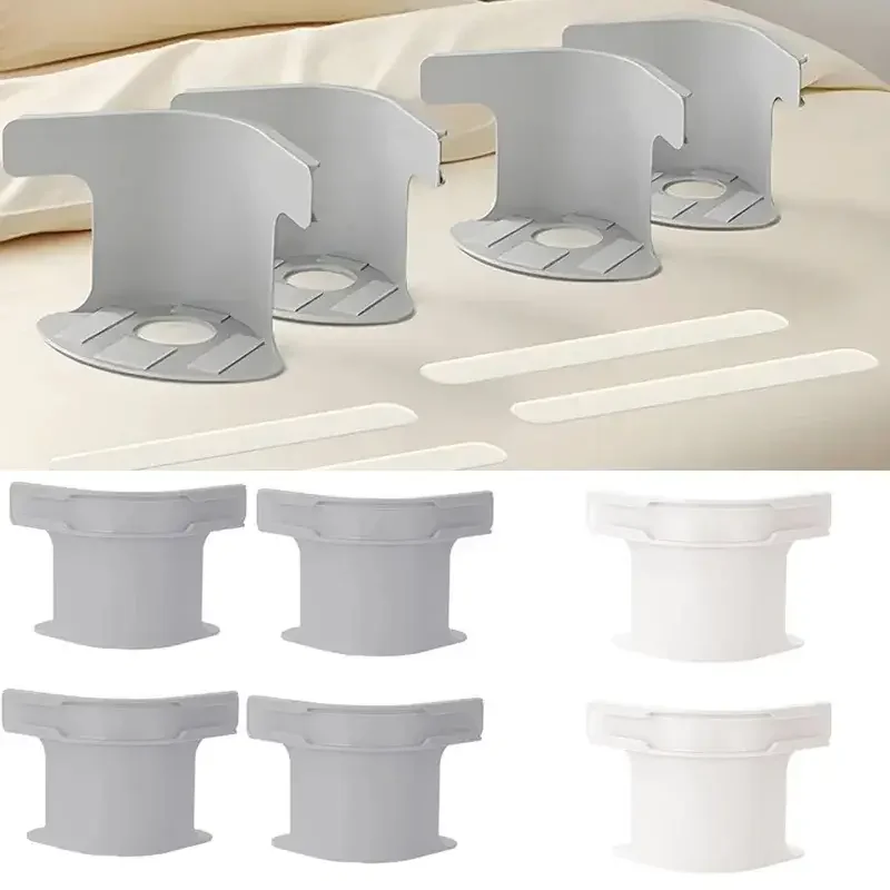 4Pcs/Set Universal Non-Slip Bed Sheet Clips Corner Tightener Invisible Bedspread Secure Holder for Mattress And Quilt Cover