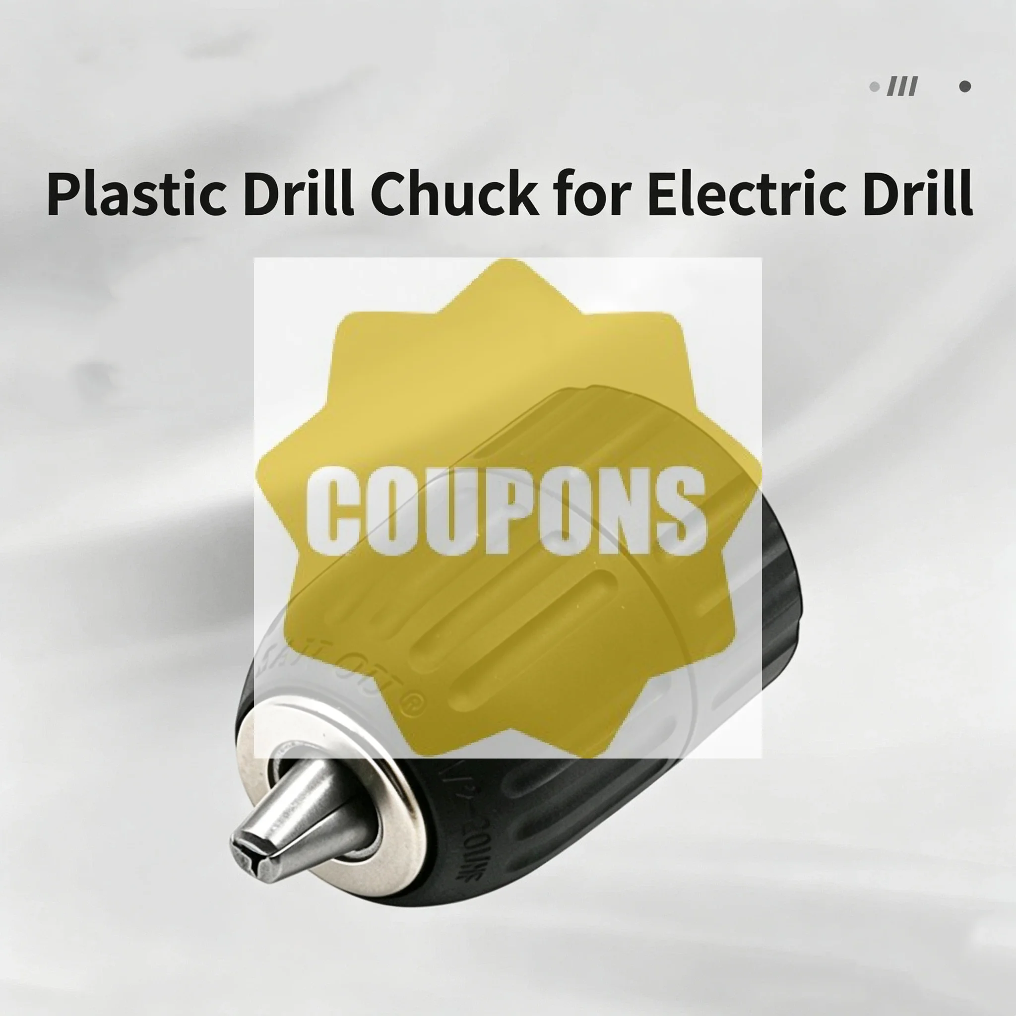 Keyless Drill Chuck 0.8-10mm 3/8-24UNF Hex Shank SDS Plus Square Quick Grip Adapter For Drill Bit Screwdriver Tap Socket