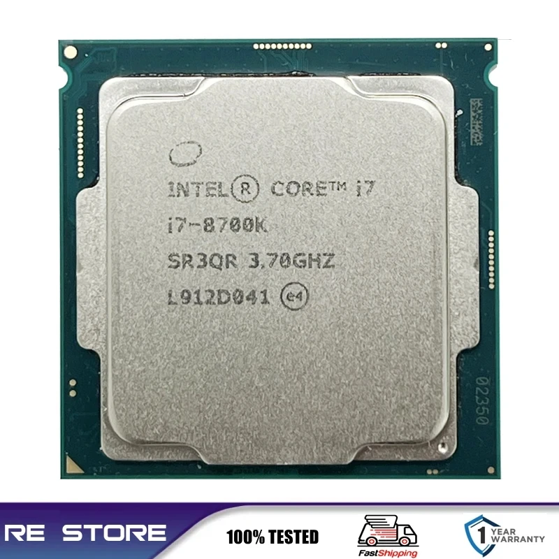 مراجعة شاملة لمعالج Intel Core i7-8700K: الأداء العالي والموثوقية في أداء الألعاب والعمل الإبداعي