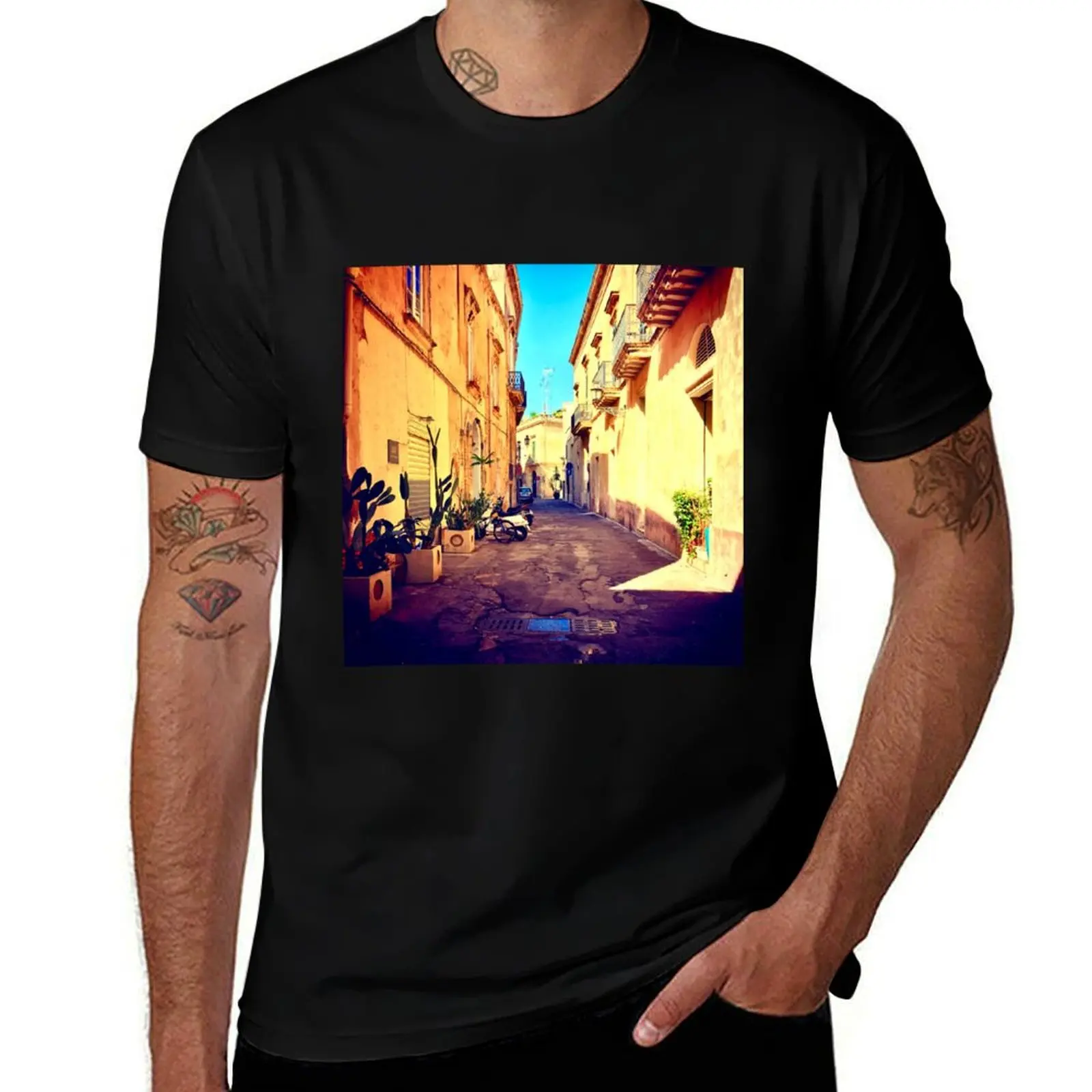 Lecce street T-Shirt Breathable Gym Short Sleeve T-Shirt