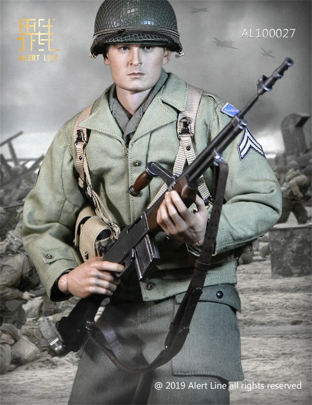 1/6 Alert Line AL100027 WWII US Ranger armia żołnierz strój broń bez ciała bez głowy Model Fit 12 "figurka DIY zbierać"