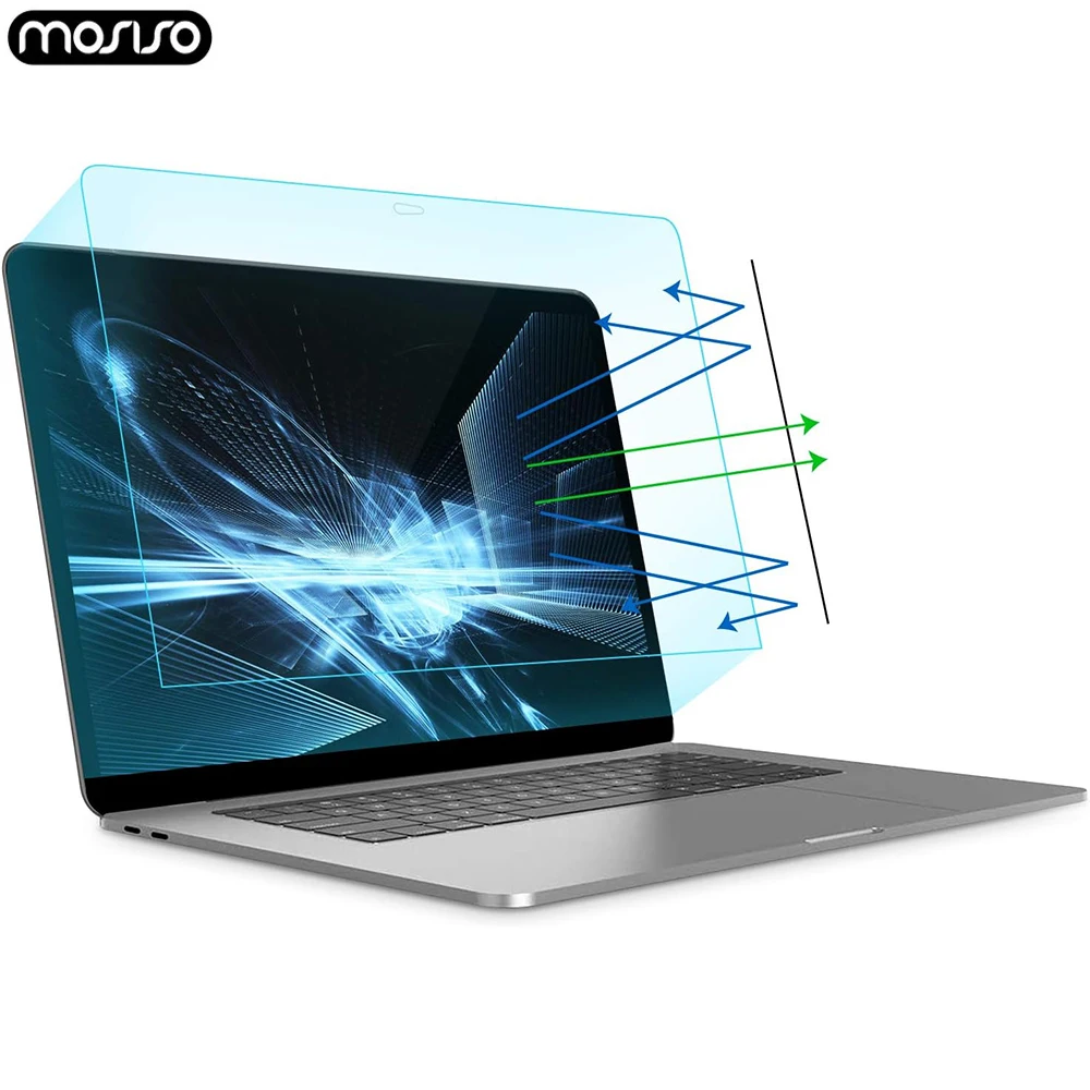 2 uds Protector de pantalla para MacBook Pro Air 13 M2 M1 A2337 M1 A2179 A1932 A2338 A2289 A2251 A2159 A1706 película mate antiluz azul