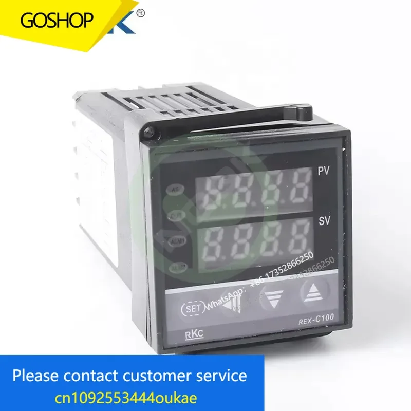 REX REX-C100 Intelligent Digital Industrial Thermostat Temperature Controller LCD Display PID Control Waterproof Design (0.5%