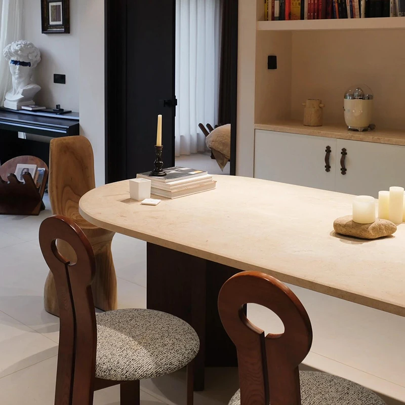 독특한 이벤트 식탁 주방 거실 타원형 살롱 식탁 모바일 현대 럭셔리 Mesas De Comedor 가구 홈