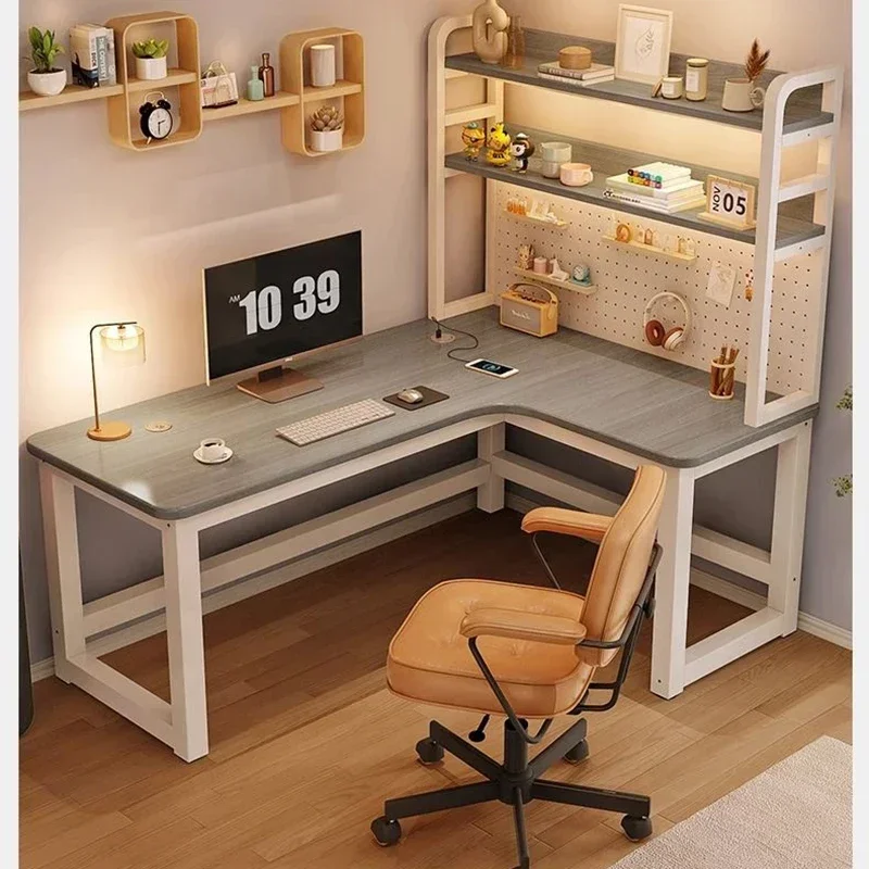 Creative Corner Computer Desk for Study Simple Desktop Artificial Board Desks Modern Easy To Clean Household Room Desk for Hotel