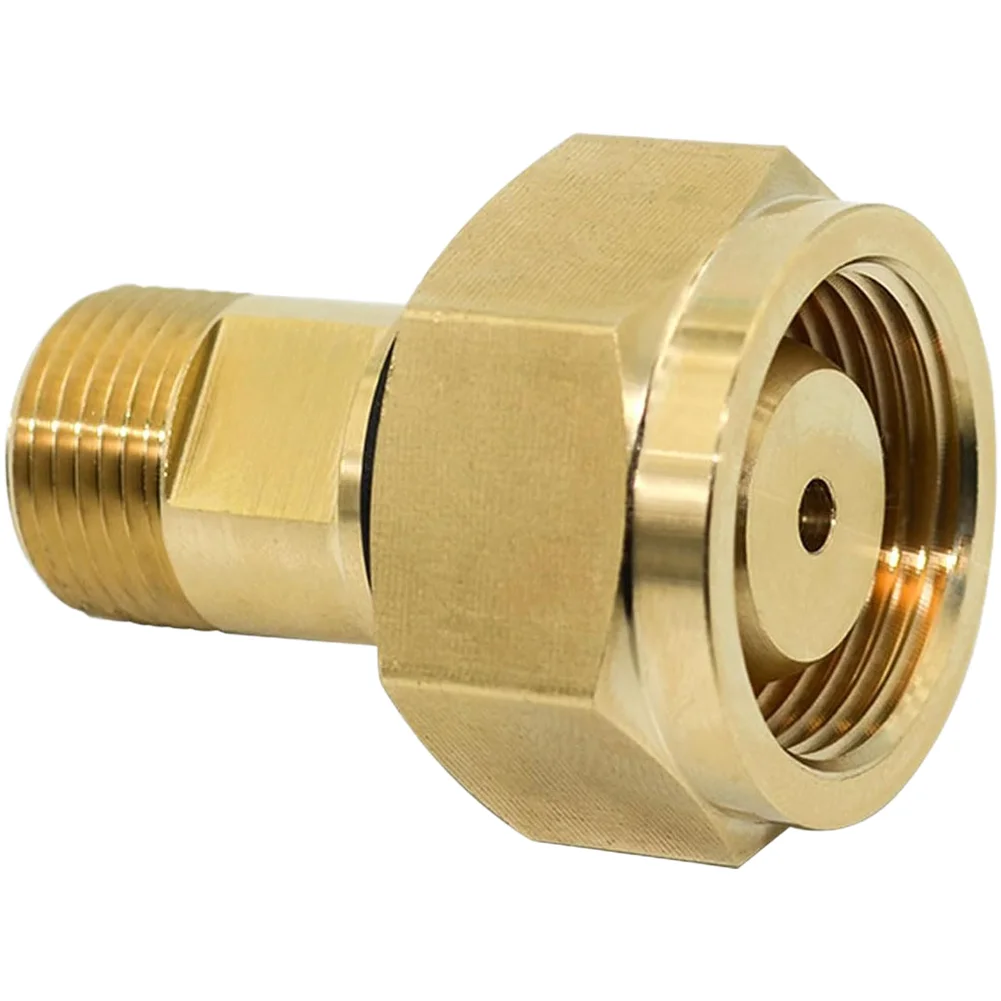 Brass Cylinder Adapter Enabling For cga 520 to For cga 200 Interchange in For Acetylene Gas Supply and Regulation Systems