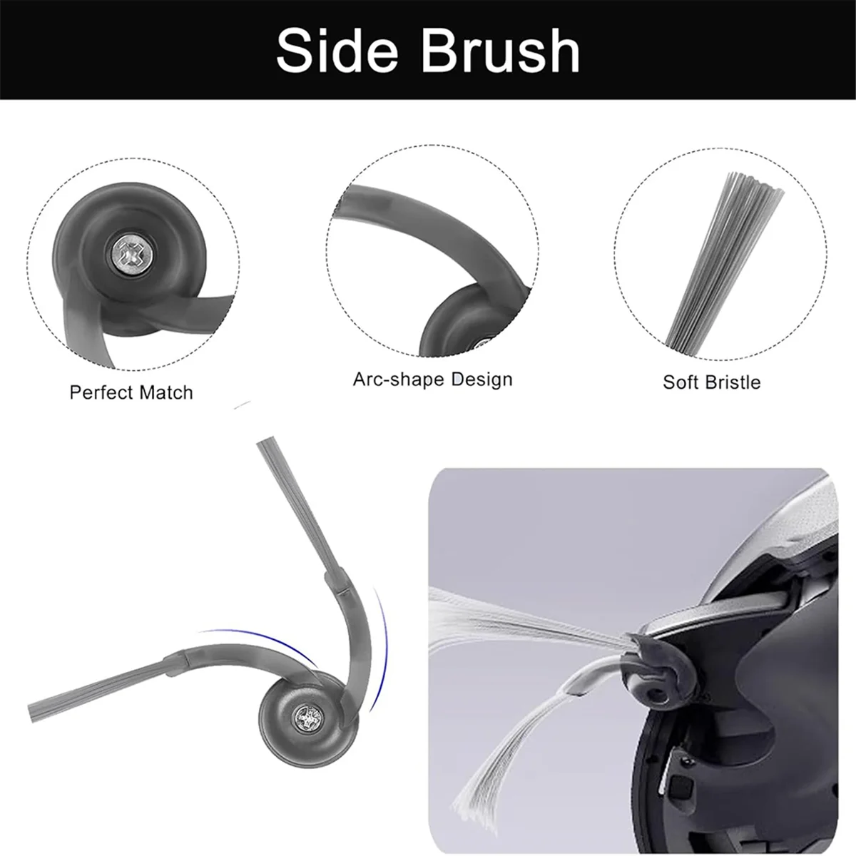 A03R For Saros 10 / S9 MaxV Ultra Accessories Main Roller Side Brush Hepa Filter Mop Cloth Dust Bag Cleaner Parts