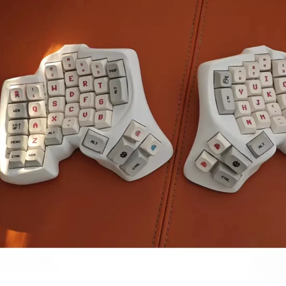 Redox Manuform Split-toetsenbordkit 60% op maat Hot Swapping Bedraad Single-mode Ergonomie Oppervlakken Split mechanische toetsenbordkit