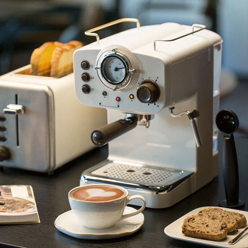 

2025 new retro semi-automatic, steam coffee machine, good things to share