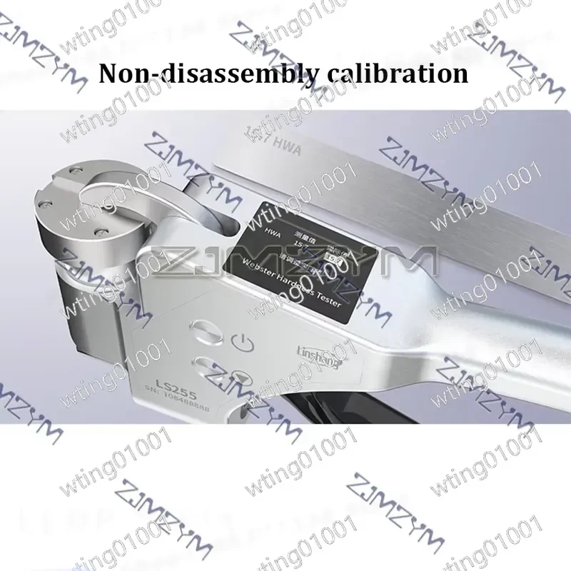 LS255 Digital Webster Hardness Tester Portable Aluminum Hardness Measurement Digital Screen High Precision 0.1HWA for