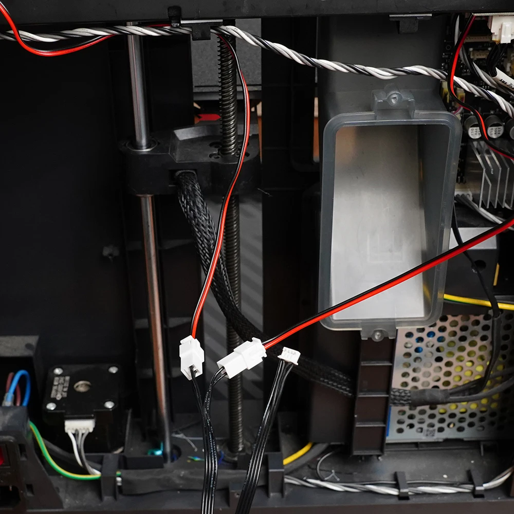 مجموعة مروحة التبريد السريع لمختبر بامبو P1P P1S X/Y-محور Nema17 محرك متدرج النحاس النقي بالوعة الحرارة لـ Creality K1 K1C K1 Max