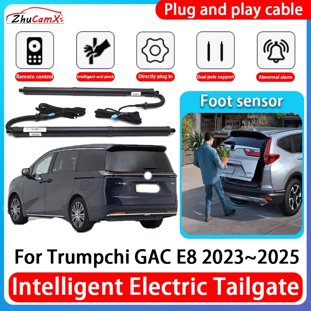 

ZhuCamX Car Power Trunk Electric Suction Tailgate Intelligent Tail Gate Lift Strut For Trumpchi GAC E8 2023~2025