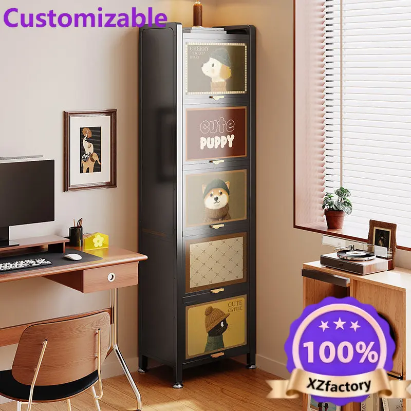 Estantería esquinera de estilo medieval 2026 de venta directa de fábrica, mueble estrecho de pared para sala de estar, estantería integrada de suelo a techo
