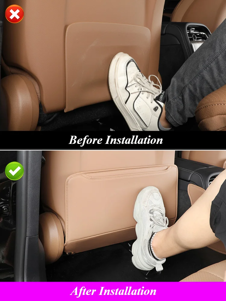 For 24 Mercedes Benz E-Class E260L E300L Seat Kick Pads, Armrests, Box Pads, Interior Accessories, Protective Modifications