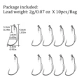 10pcs 2g