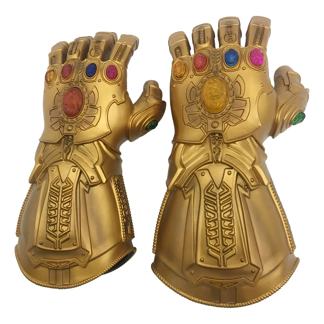 

Iron Gloves Thanos Infinity Gauntlet Light Glove Cosplay Led Stone Adult Arnival Cosplay Halloween Super Hero Christmas Props