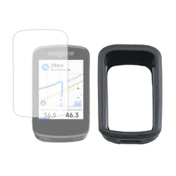 Silicone Soft Edge Cover Protective Case Screen Protector Film For Magene C506/SE Geiod CC600 GPS Bike Computer Skin Accessories
