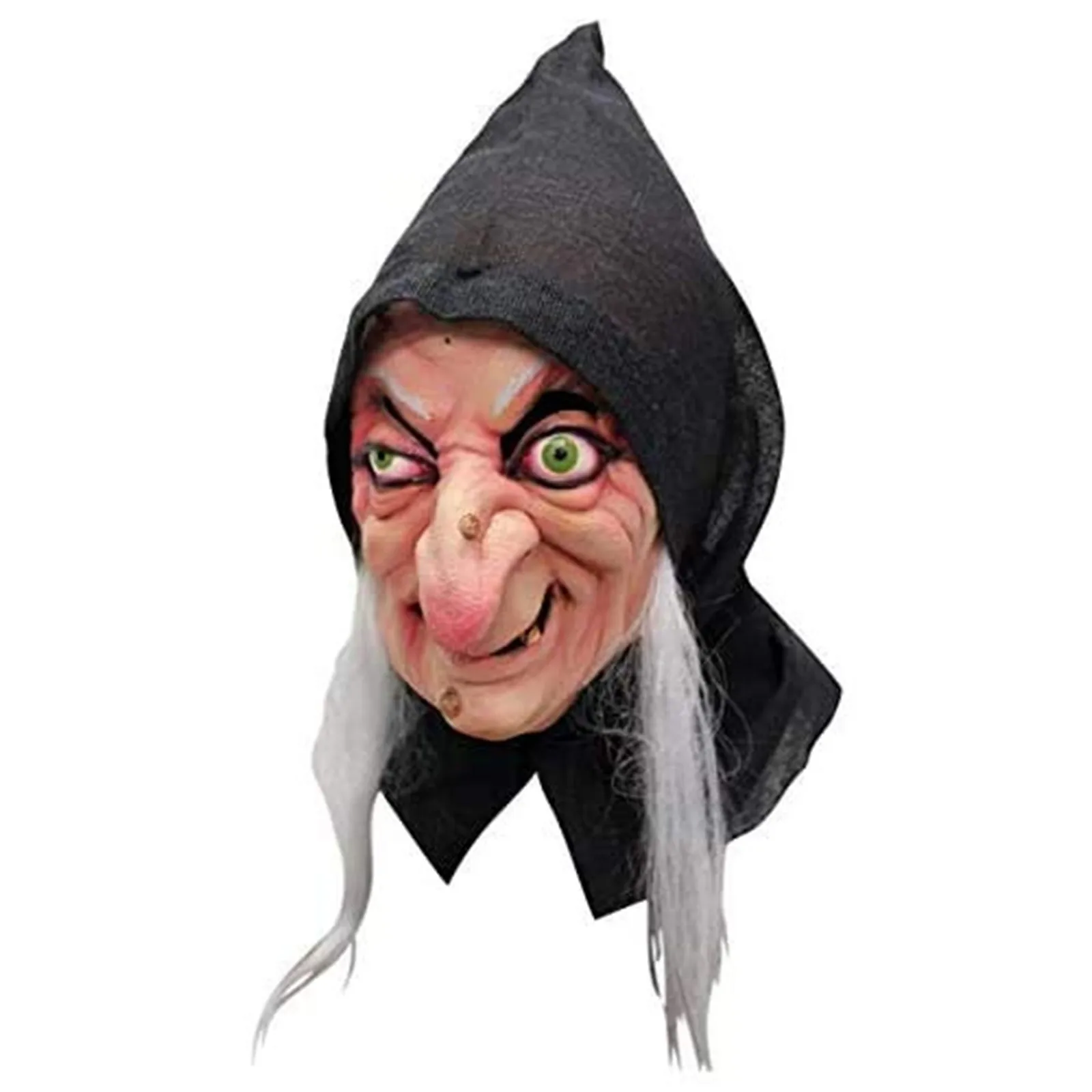 

Halloween Horror Witch Mask Cosplay Ghost Face Joker Sorceress Old Nana Grandma Latex Helmet Haunted House Party Props