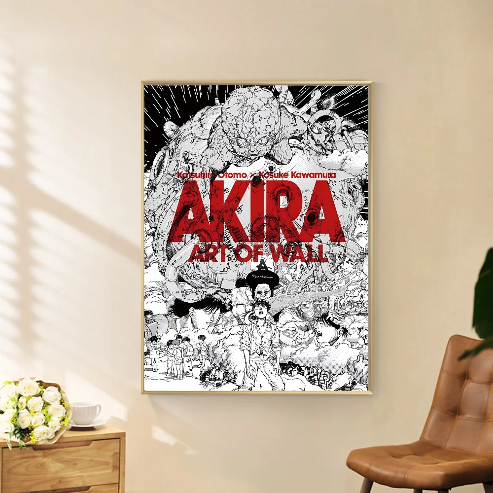 Anime Akira Classic Vintage Posters HD Quality Wall Art Retro Posters for Home Room Wall Decor