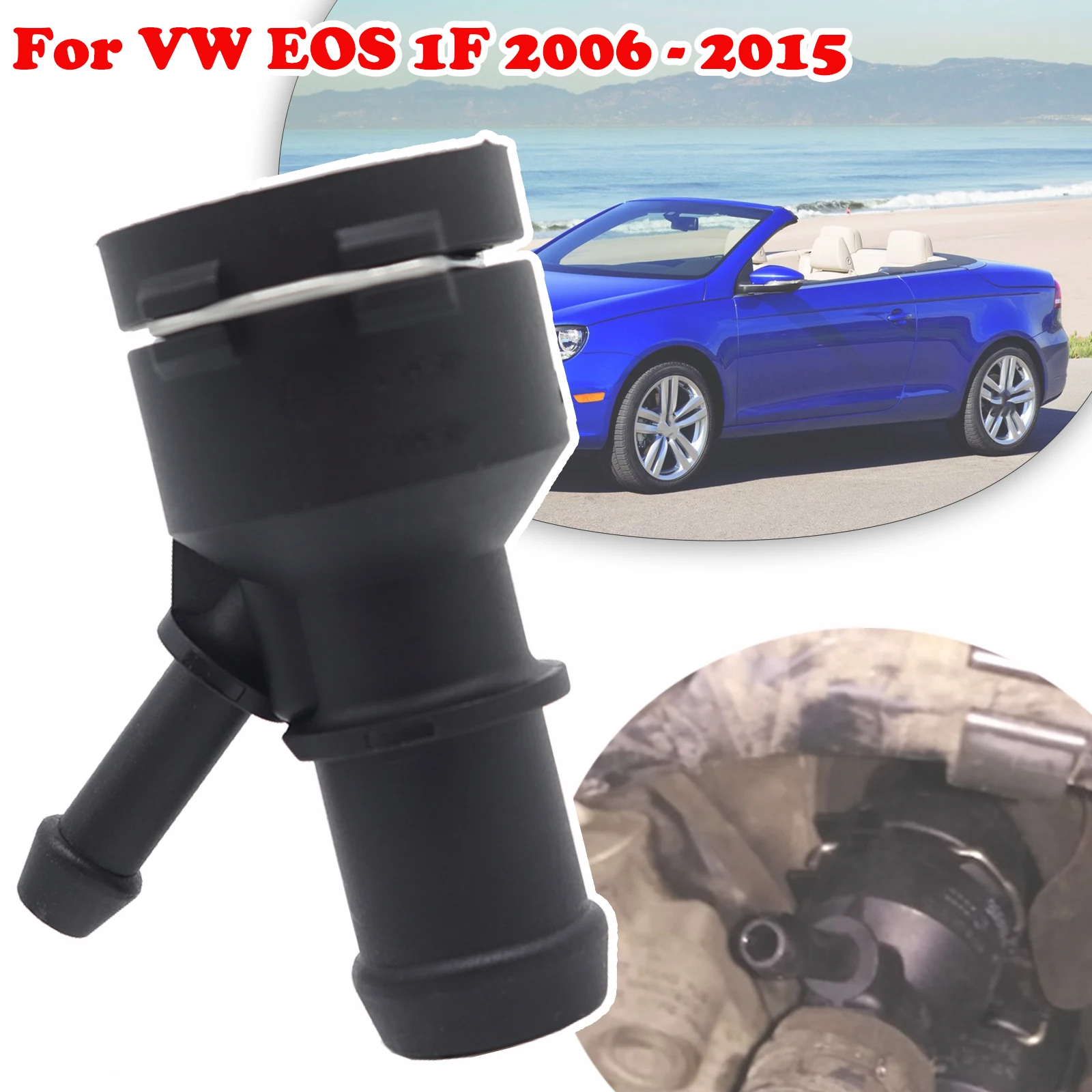 

Для VW EOS 1F 2006 2007 2008 - 2015 автомобильный Теплообменный Фланец охлаждающей жидкости соединитель трубы 1K0122291C Соединительный фланец шланга охлаждающей жидкости