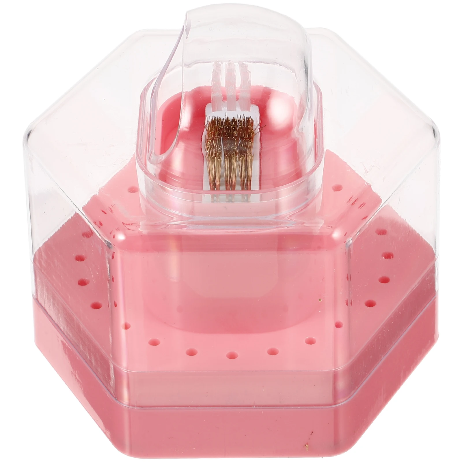 

Stylish Drill Bits Storage Box Organizer Holder Display Case For Grinding Heads Manicure Polishing Tools Salon Supplies Reusable