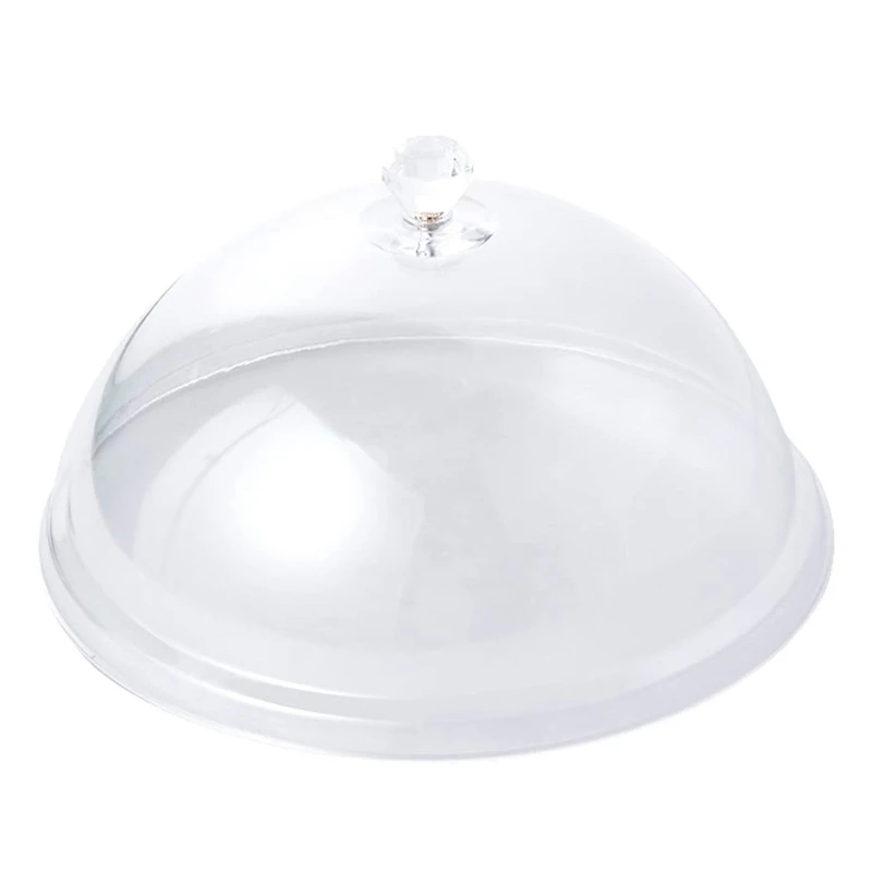 Clear Cover Dome Guard Shield Anti-insect Dustproof Keep for Fresh Covers for Vegetable Cake Fruit Tray for Fresh L