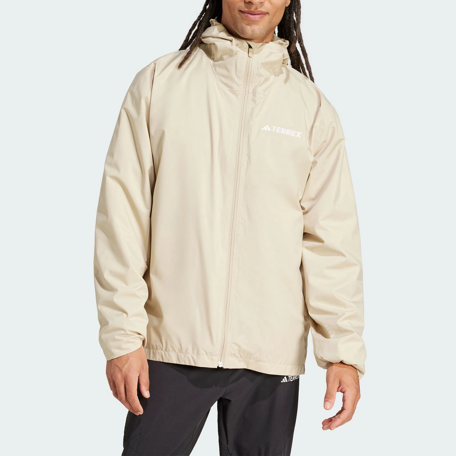 

Adidas Genuine New Men's Woven Casual Hooded Loose Windbreaker JY4799