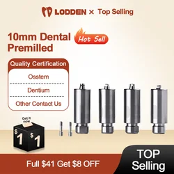 10mm Dental Premilled Abutment Hex CAD CAM Implant Accessories Materials Osstem Dentium DIO Megagen Dentis NeoBiotech Straumann