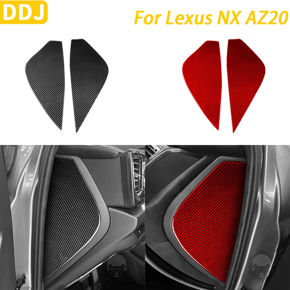 

For Lexus NX AZ20 250 350H 450H 2022-2024 Accessories Carbon Fiber Dashboard Side Front Slot Panel Cover Car Interior Sticker