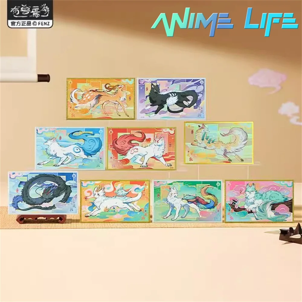 

Официальная сказочная звери мультфильма Shikishi Colored Act, бумажная коллекция, оригинальный подарок для косплея