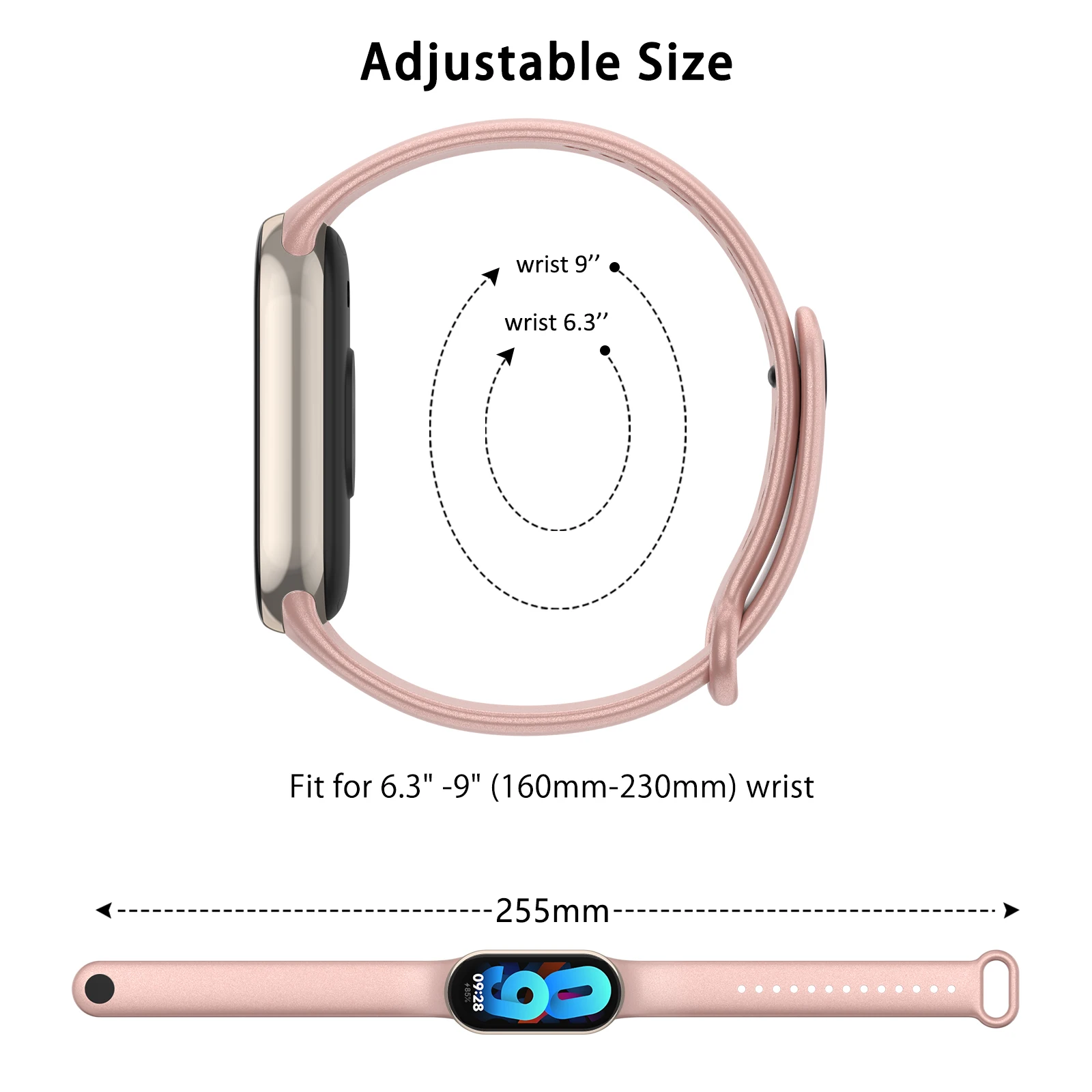 Correa de TPU para reloj Xiaomi Mi Band 8, repuesto de pulsera, accesorio, 12 unidades, 6 unidades, 2 unidades por lote