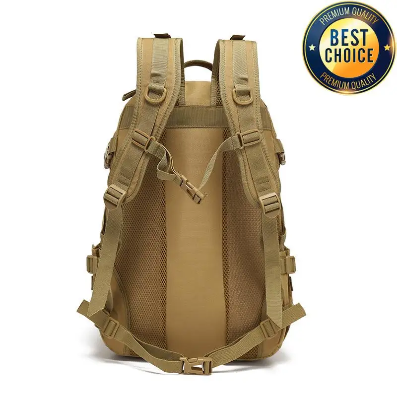 40L Tactical Reflective Backpack Outdoor Molle Camouflage Rucksack  Assault Bag Hiking Camping Hunting Travel Riding Knapsack