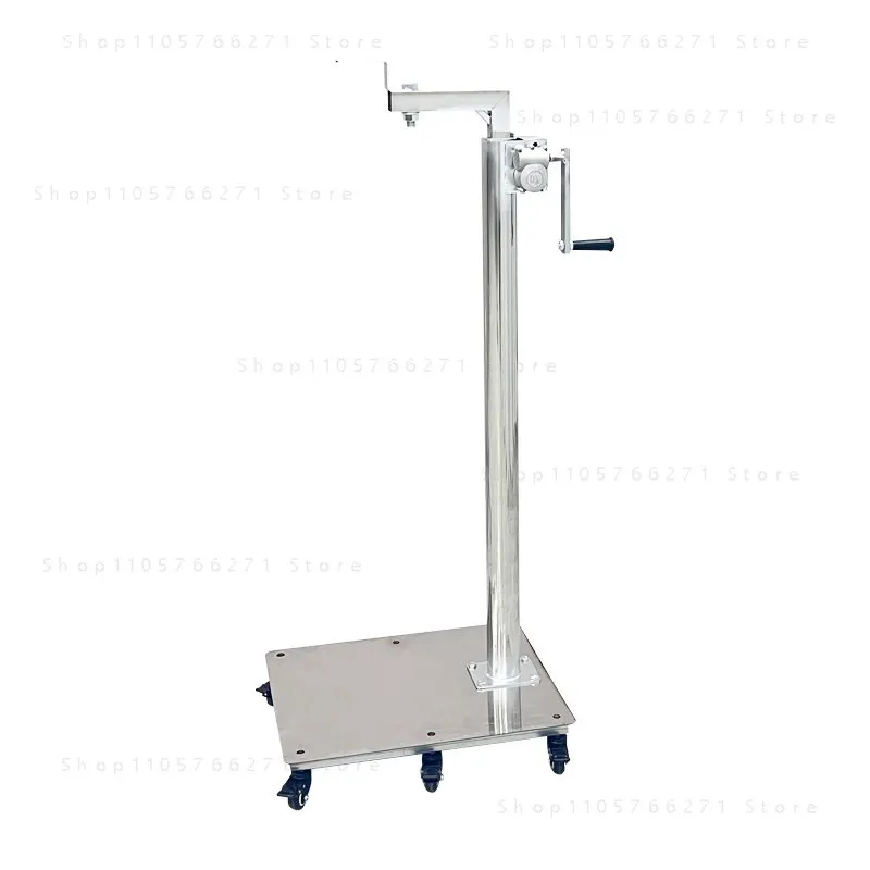 High Load-bearing 3D Figure Bracket, Lengthened Height Adjustable Six-wheel Mobile Lifting Stand