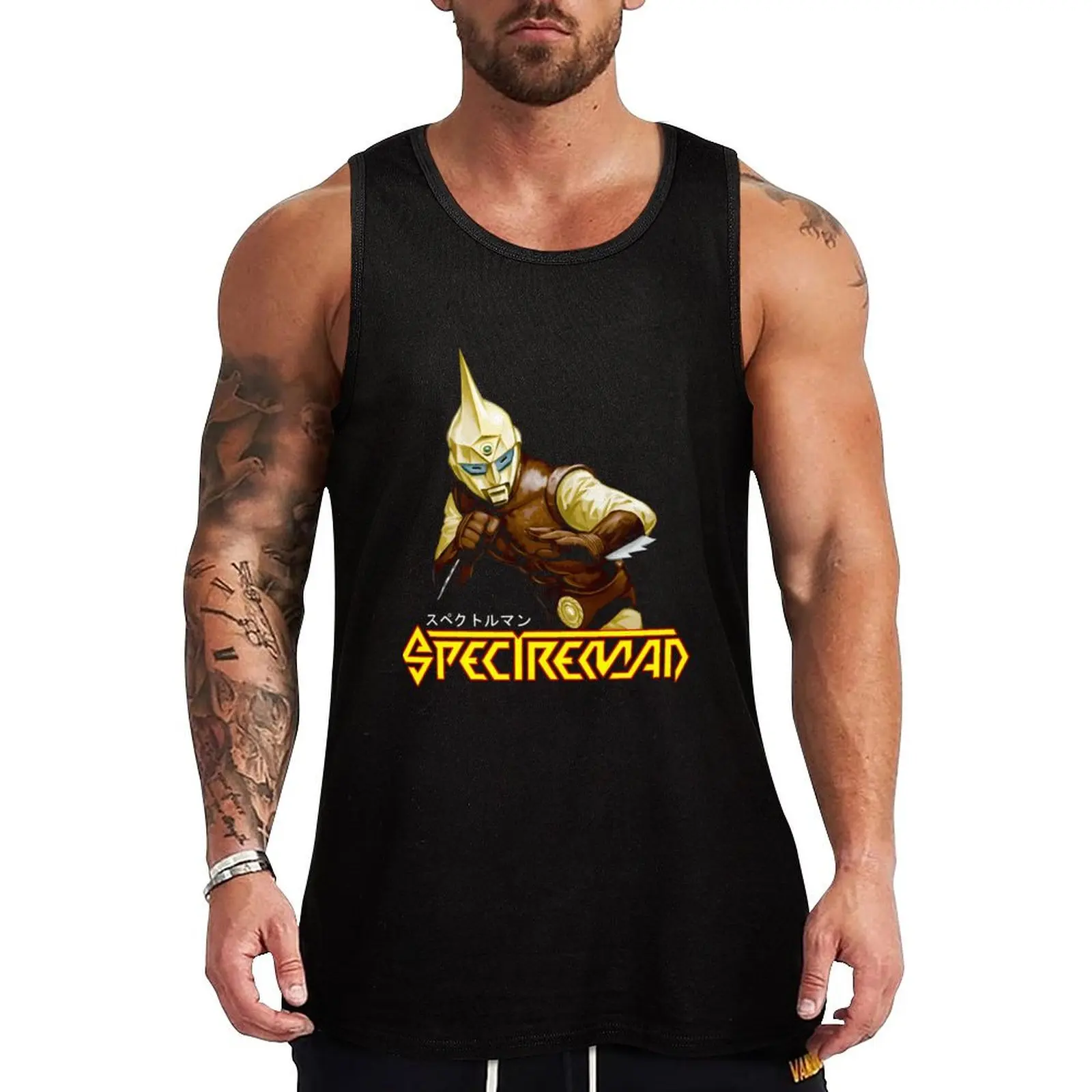 

Spectreman Tank Top men clothings bodybuilding men summer clothes man 2025