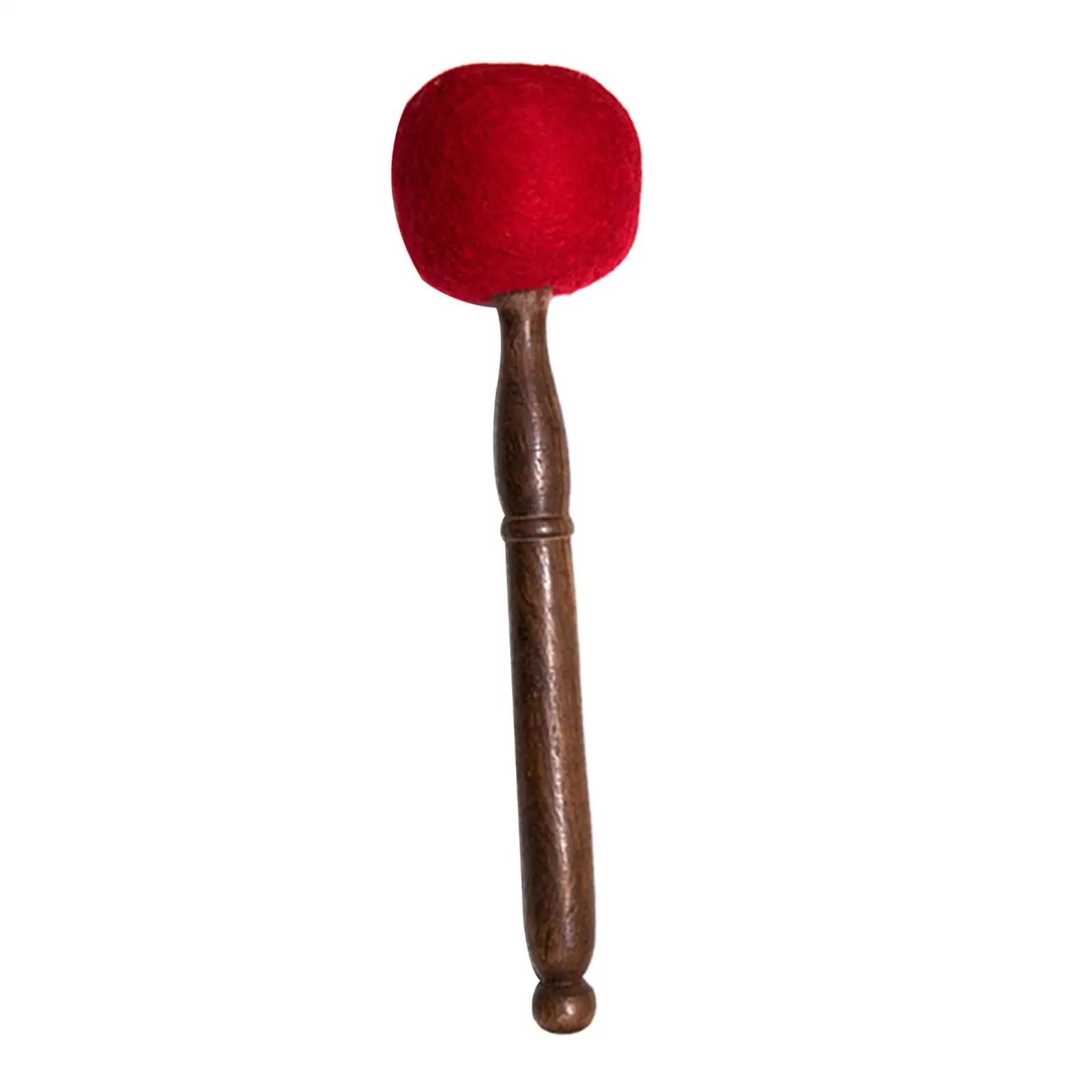 Sound Bowl Mallet Meditation Stick Handcrafted Wool Felt Hammer Wooden Handle for Singing Bowl Relaxation Yoga Mindfulness