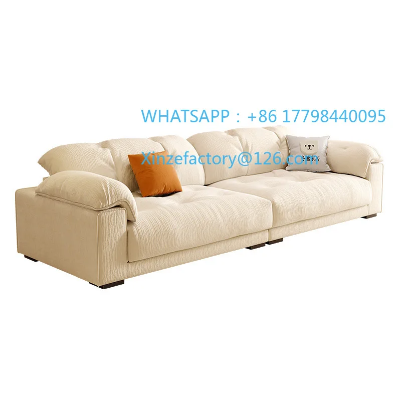 

Customizable cloud sofa removable and washable