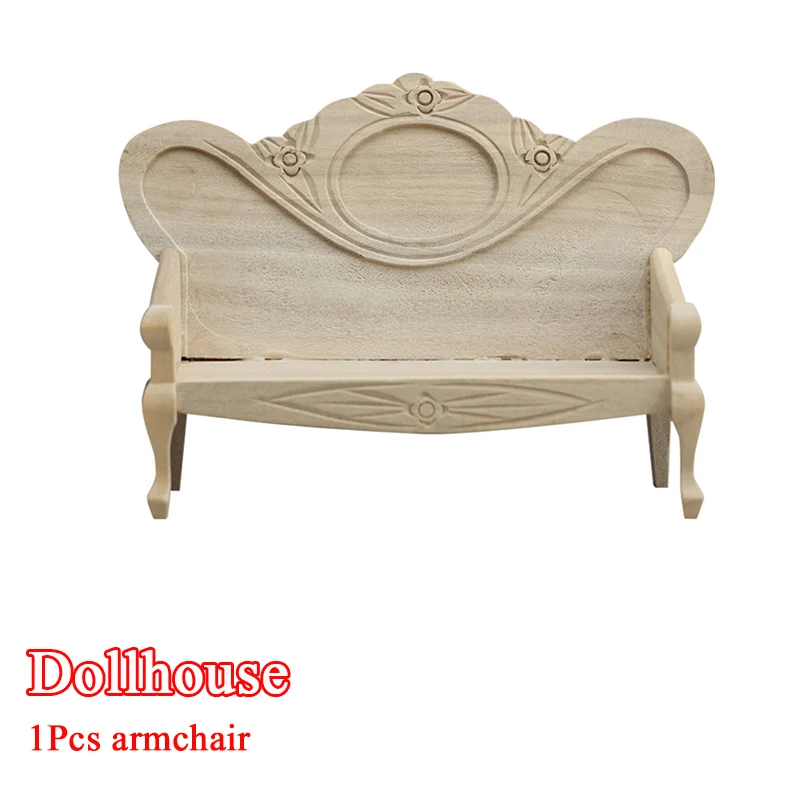 

1:12 Dollhouse Miniature Sofa Chair Furniture Living Room Model Decor Toy Doll House Accessories