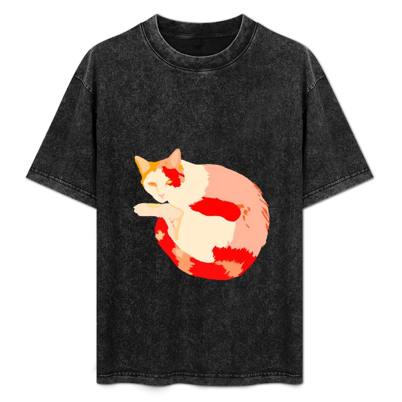 

Yelena the cat T-Shirt Casual Lightweight Short Sleeve Top