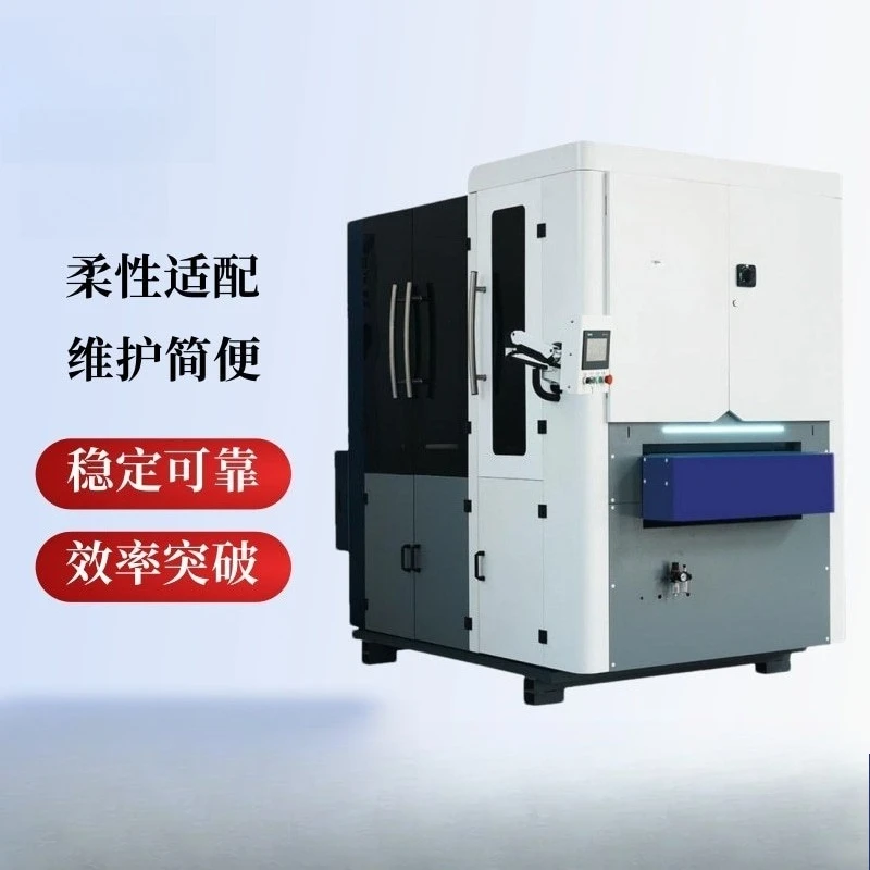Steel plate automatic deburring machine, copper plate flat polishing machine, aluminum wet surface equipment